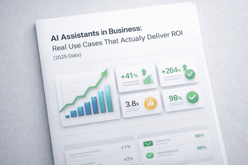 AI Assistants in Business: Real Use Cases That Actually Deliver ROI (2025 Data)